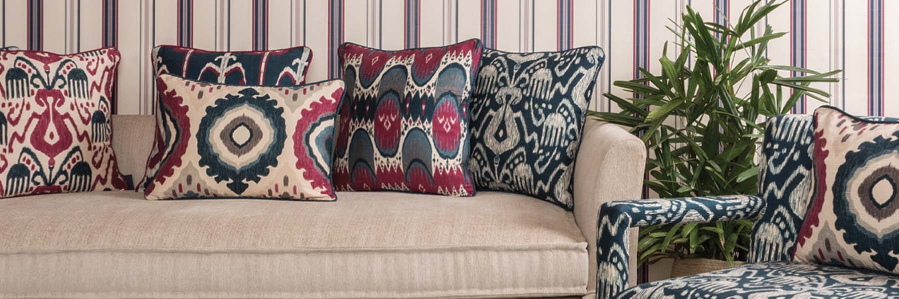 RED, BLUE & IKAT
