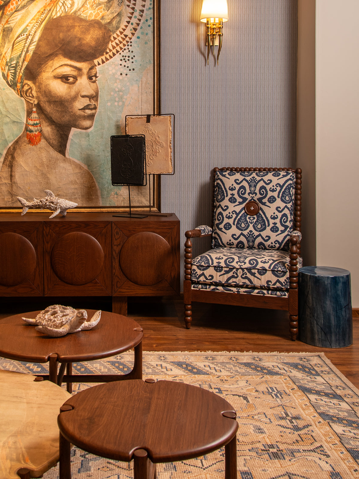 Chronicle Ikat (Indigo)