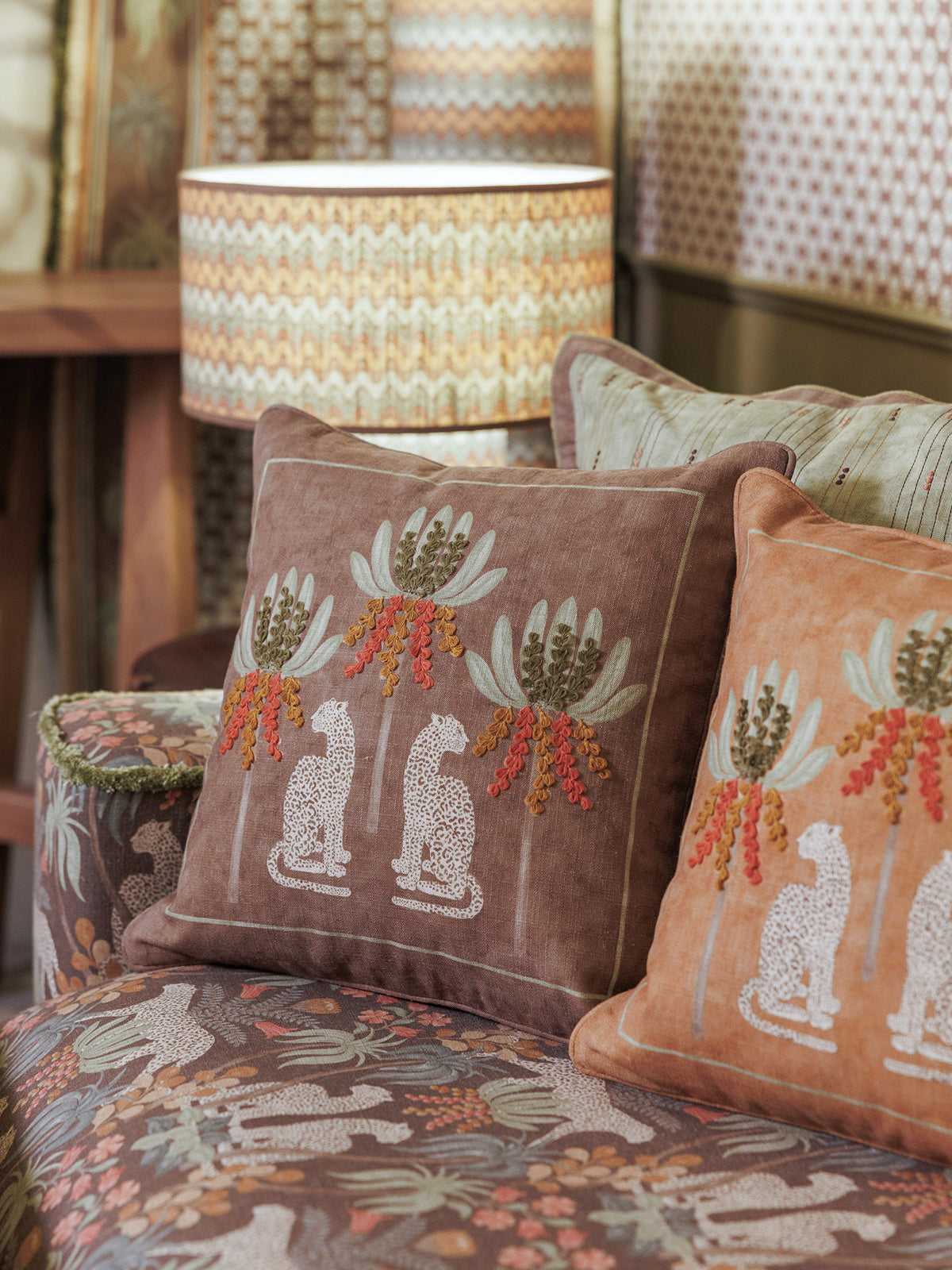 Sage & Savannah Cushion Cover (Mocha)