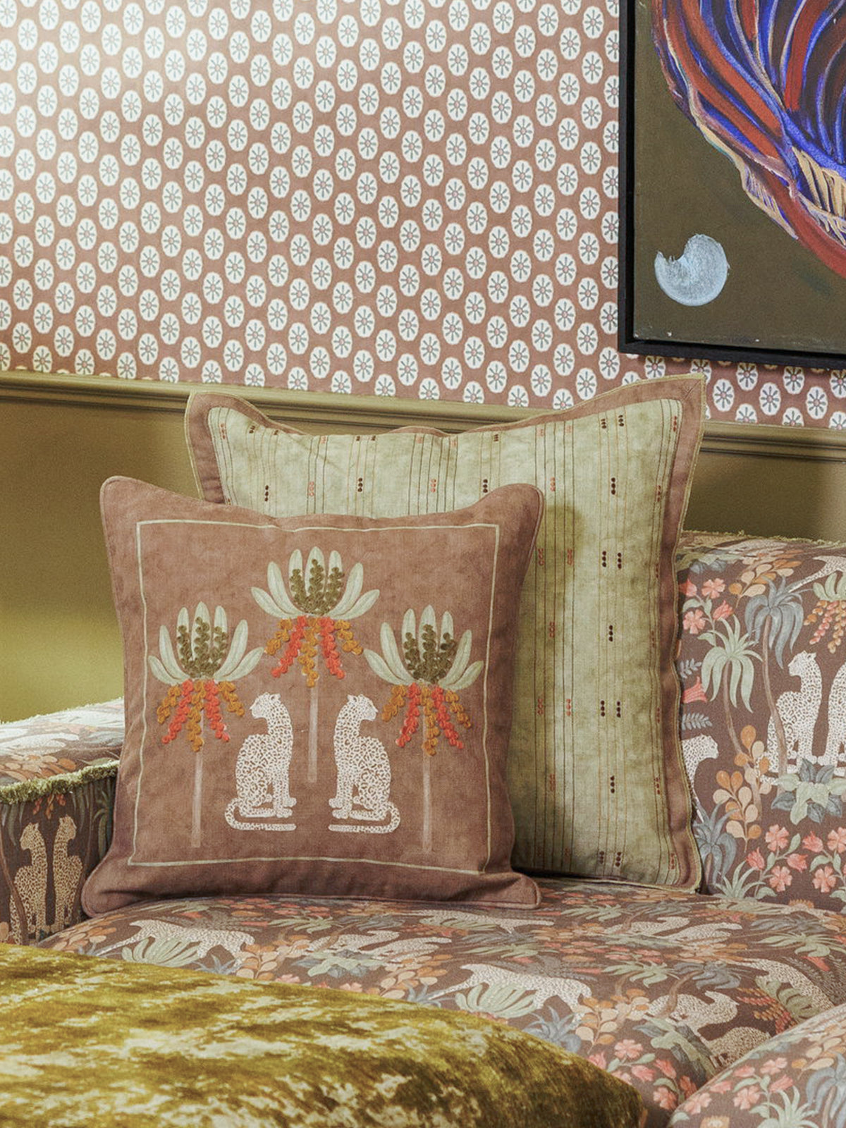 Spring Trace Cushion Cover