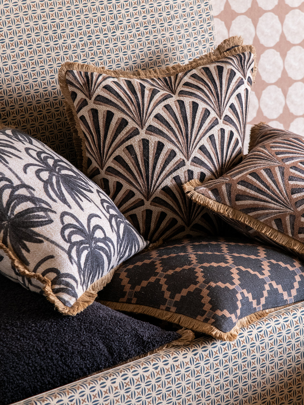 Sunfold Shells Cushion Cover (Eggshell)