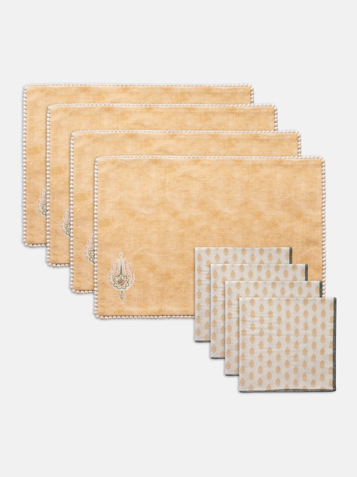 Wine Cup Placemat & Napkin Set
