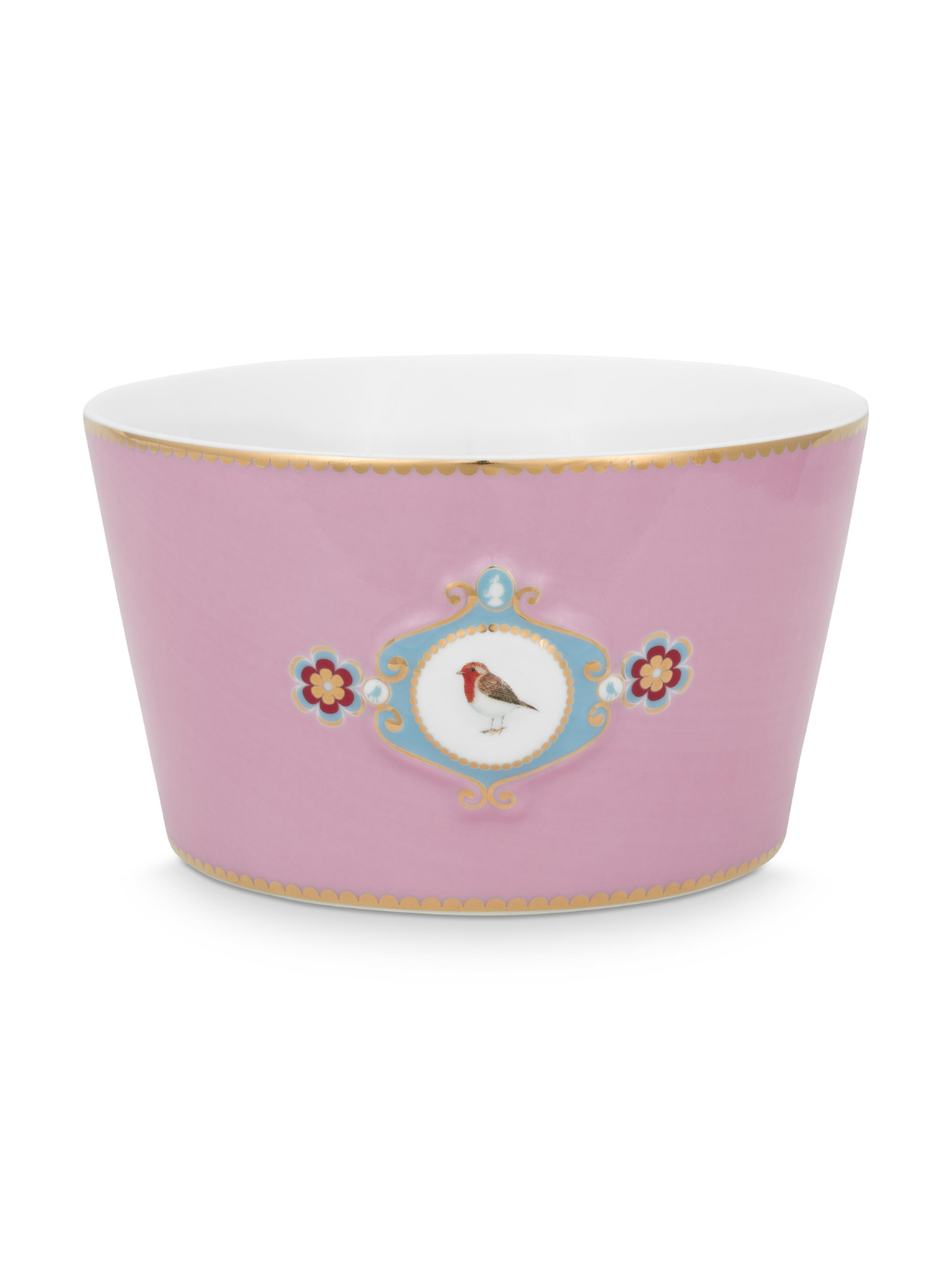 Love Birds Medallion Bowl - Pink