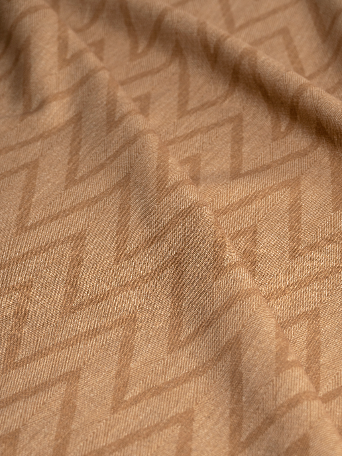 Balinese Chevron (Mustard) - Sample