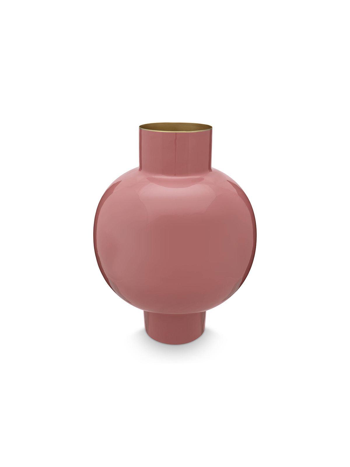 Metal Vase - Pink - L