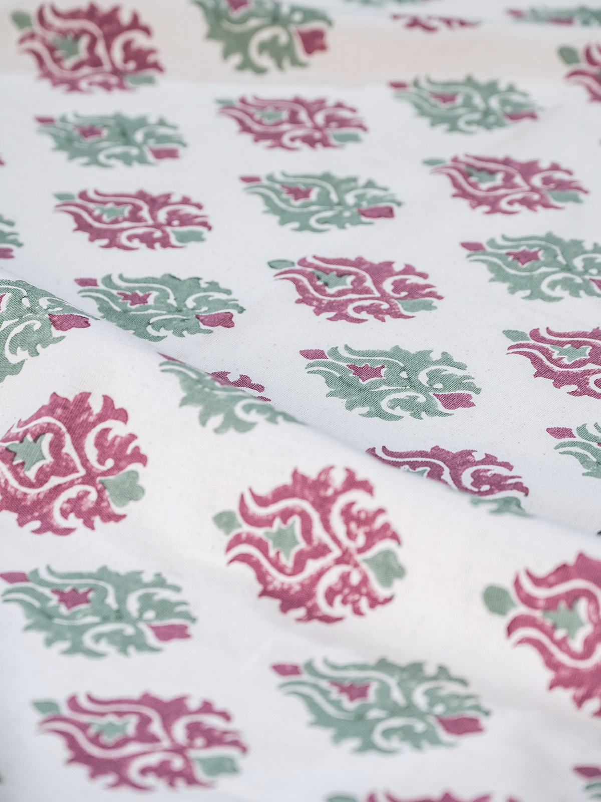 Trident Flower (Raspberry - Sage) - Sample