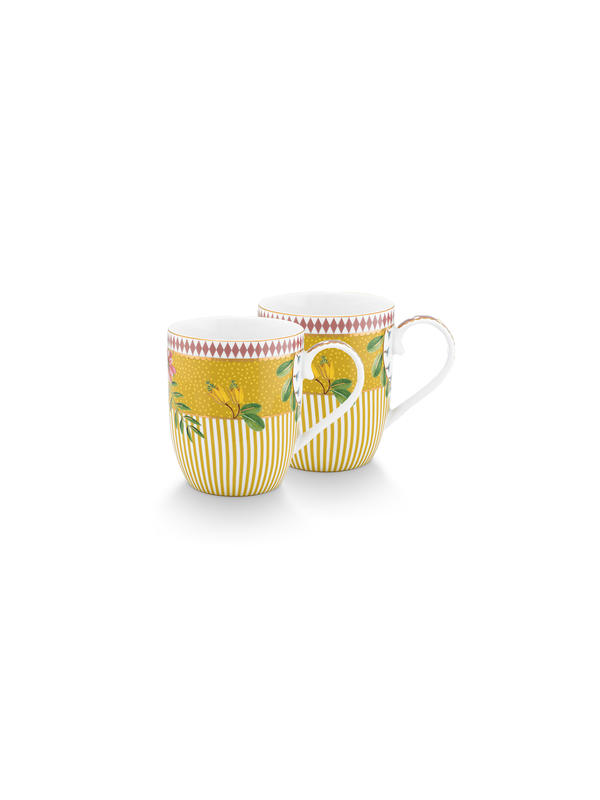 La Majorelle Yellow Mugs-S (Set of 2)