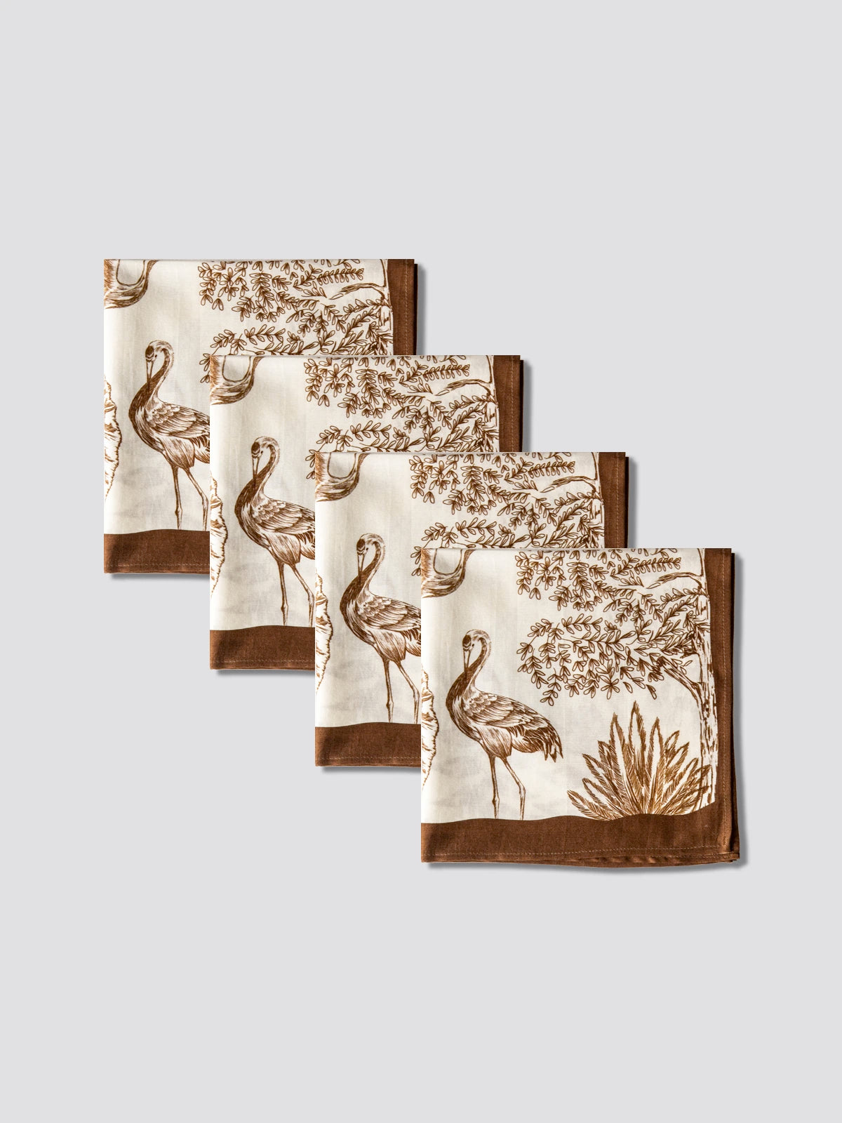 Garden Grace Napkin (Mocha) - Set of 4
