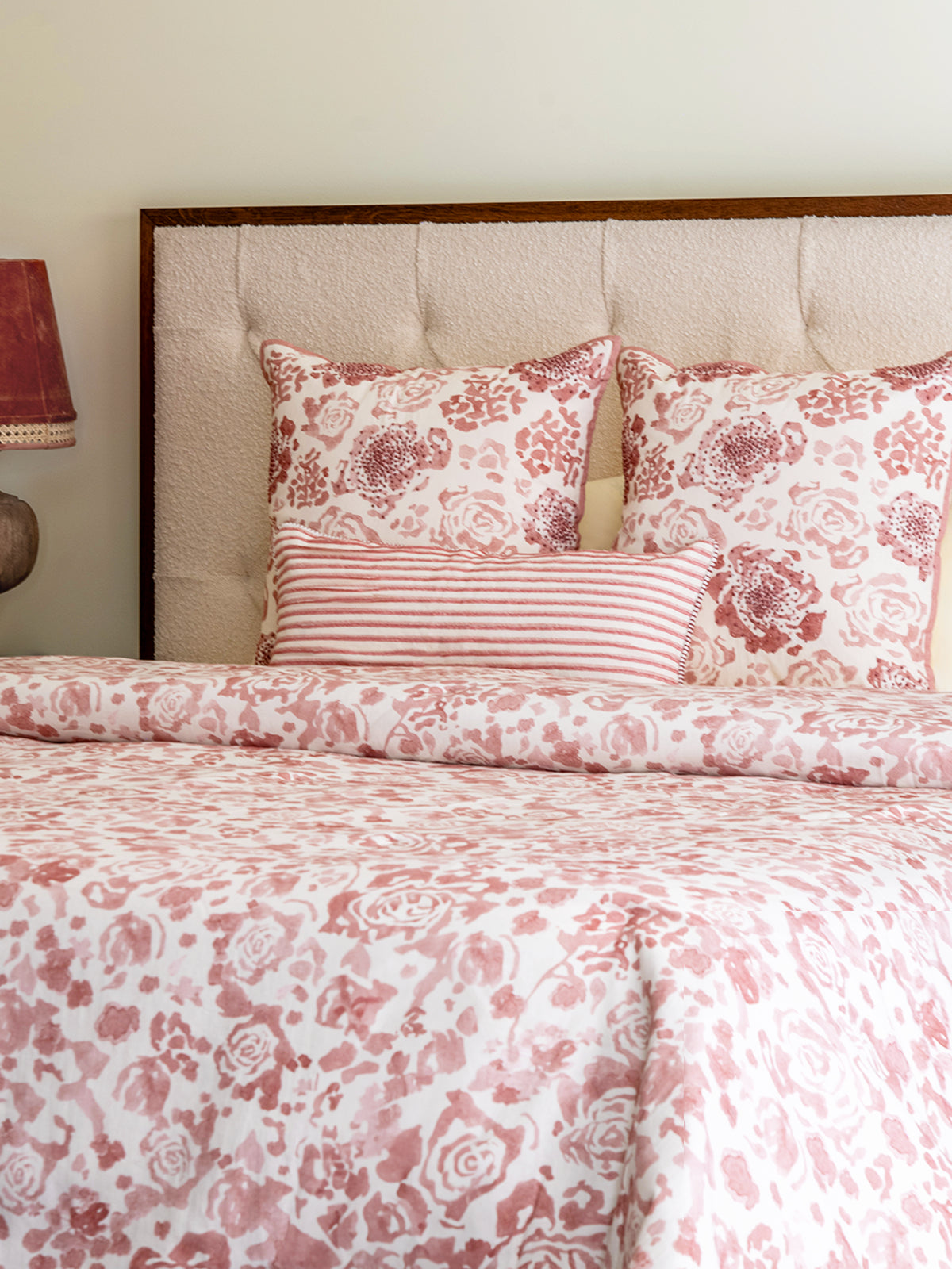 Azure Bedcover (Coral)