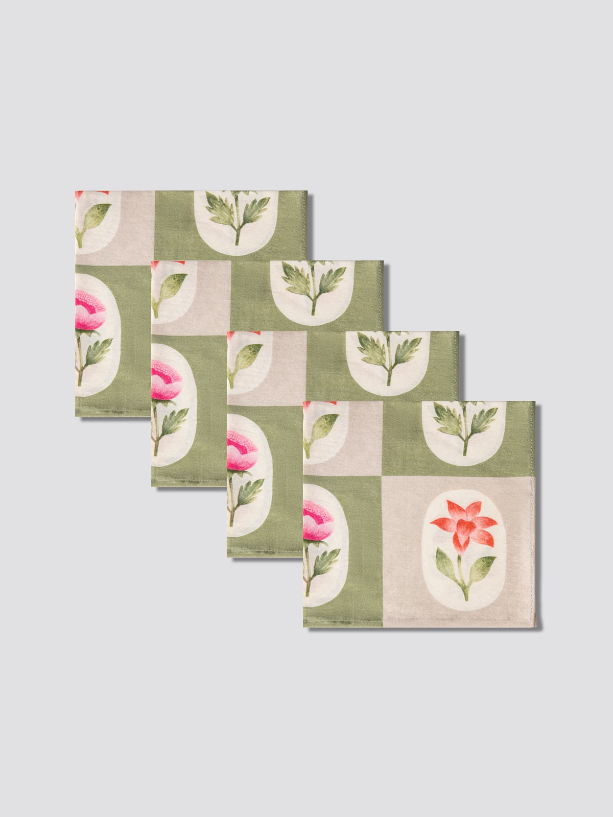 Petal Poise Napkin (Fern) - Set of 4