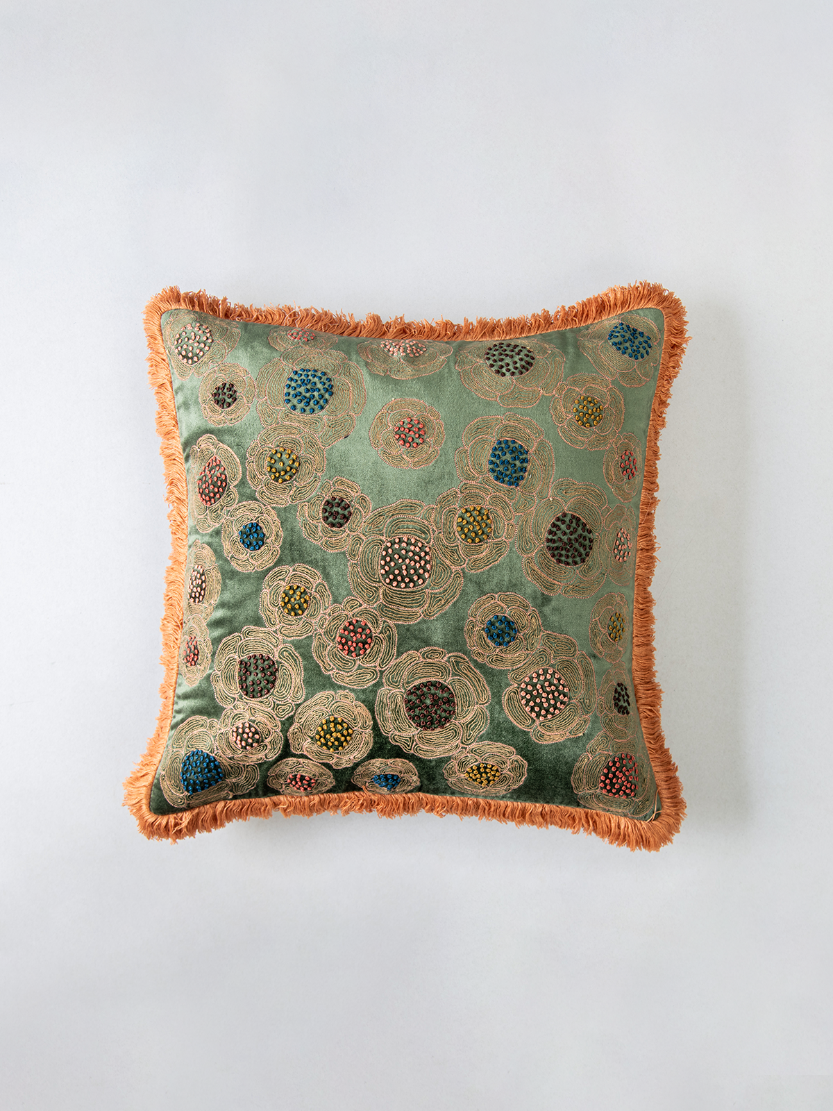 Galaxy Cushion Cover (Green)