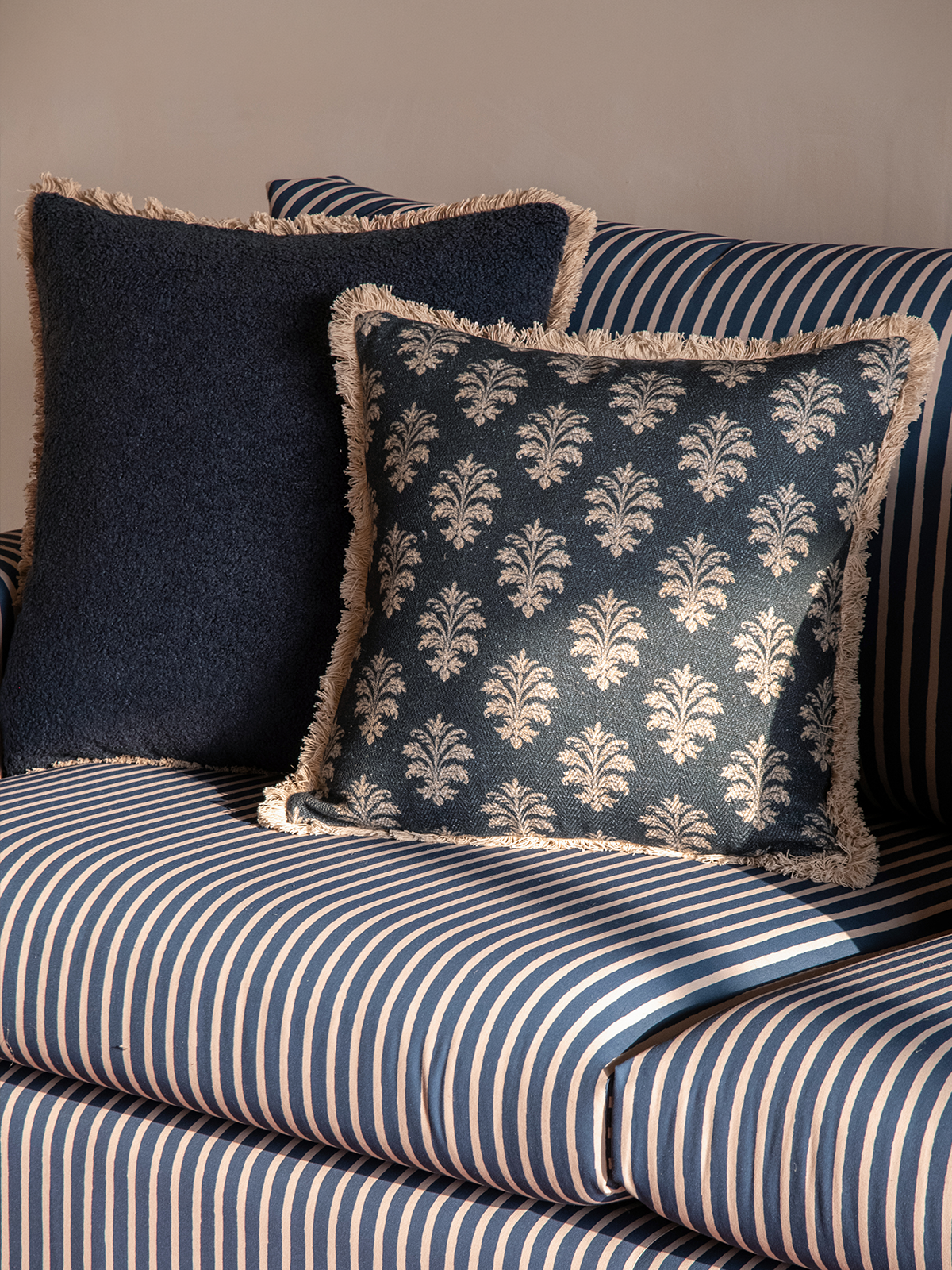 Grove Cushion Cover (Indigo)