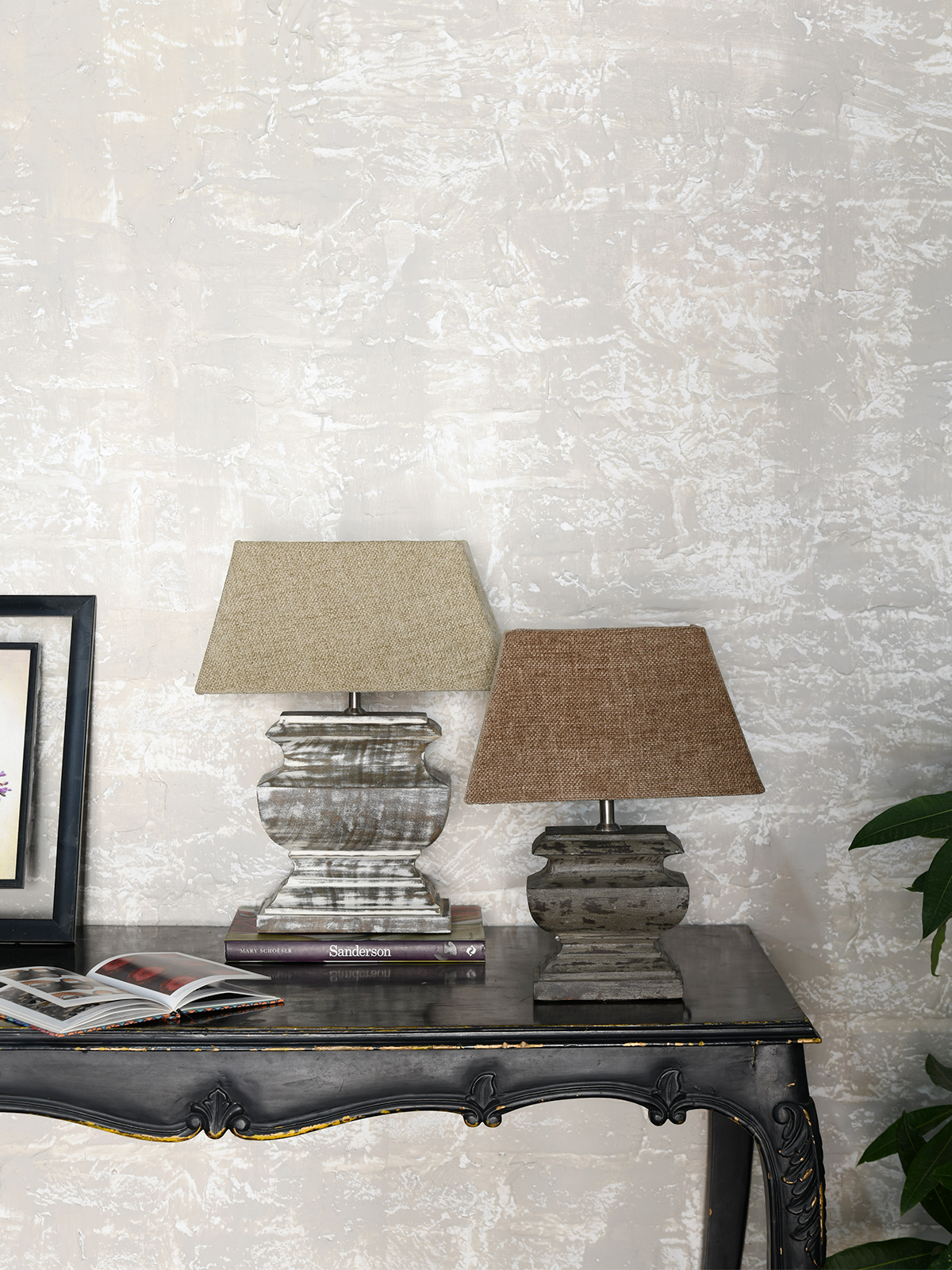 Mahé Lampshade-Bark-M