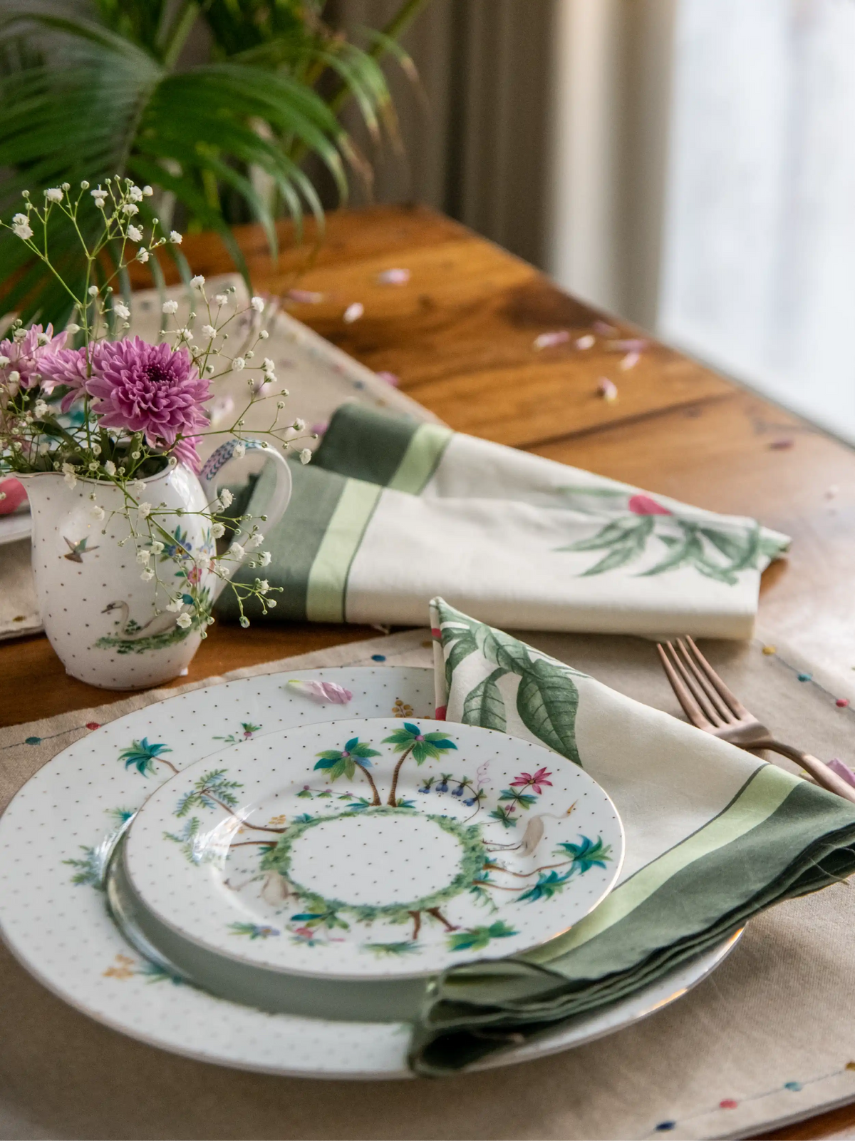 Meadow Muse Napkin (Olive) - Set of 4