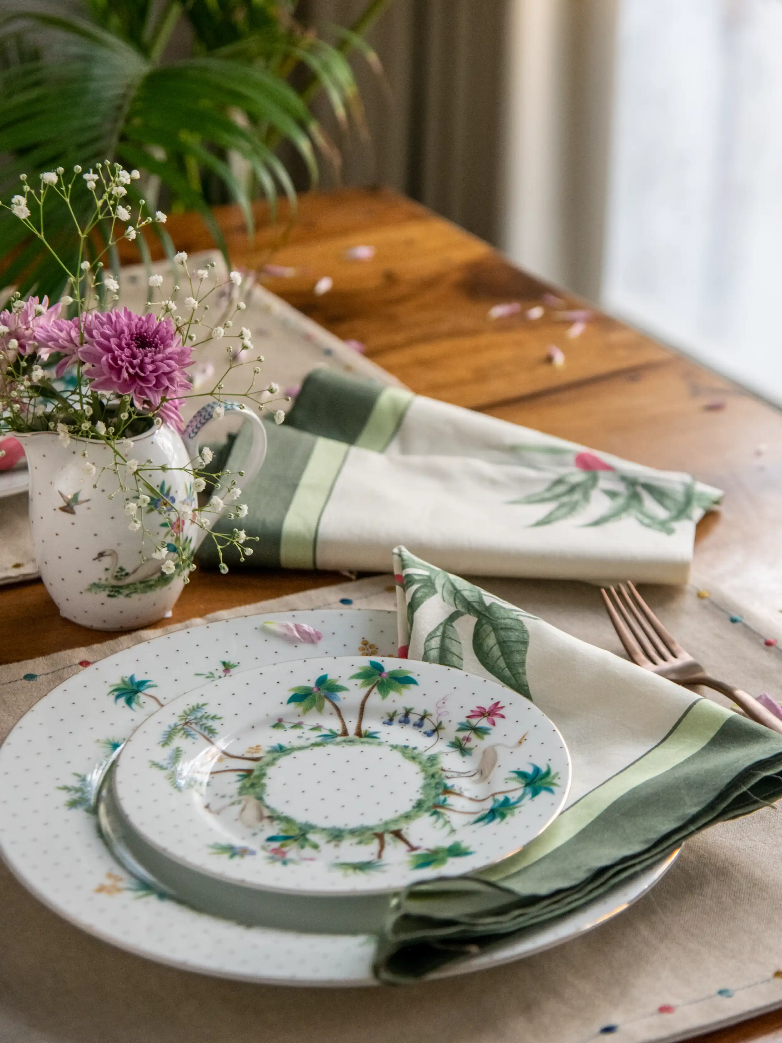 Meadow Muse Napkin (Olive) - Set of 4