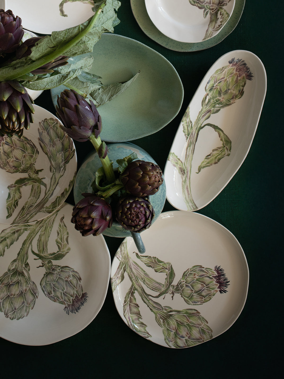 Artichoke Round Serving Platter