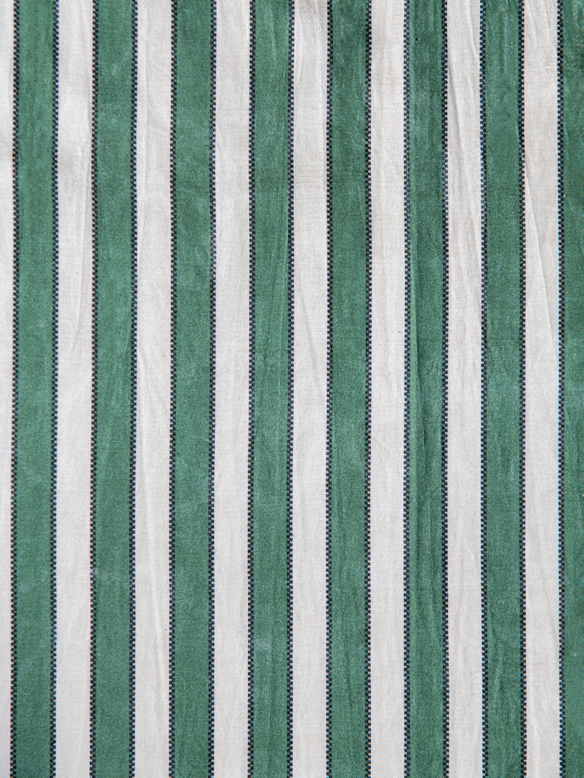 Mashru Stripes (Moss) - Sample