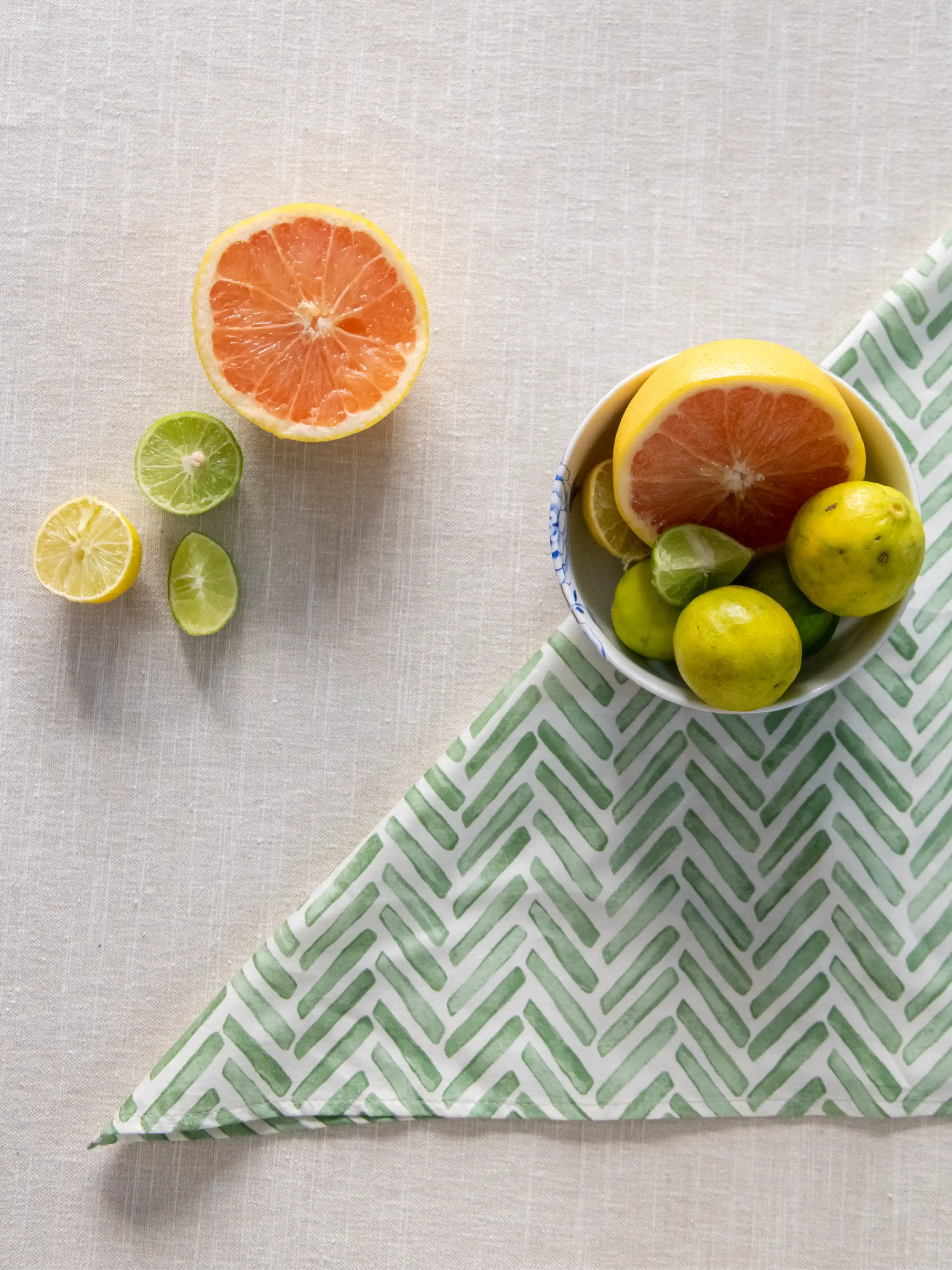 Chevron Joy Napkin (Jade) - Set of 4