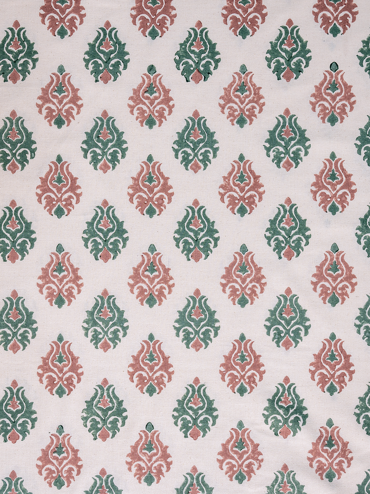 Trident Flower (Dusty Rose - Viridian) - Sample