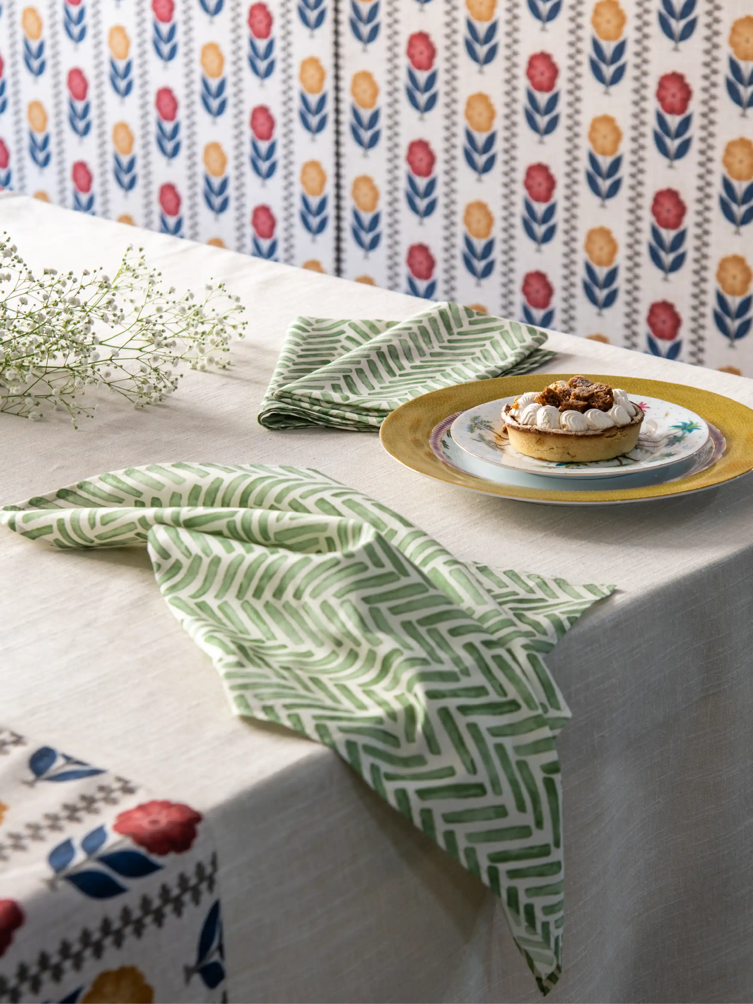 Chevron Joy Napkin (Jade) - Set of 4