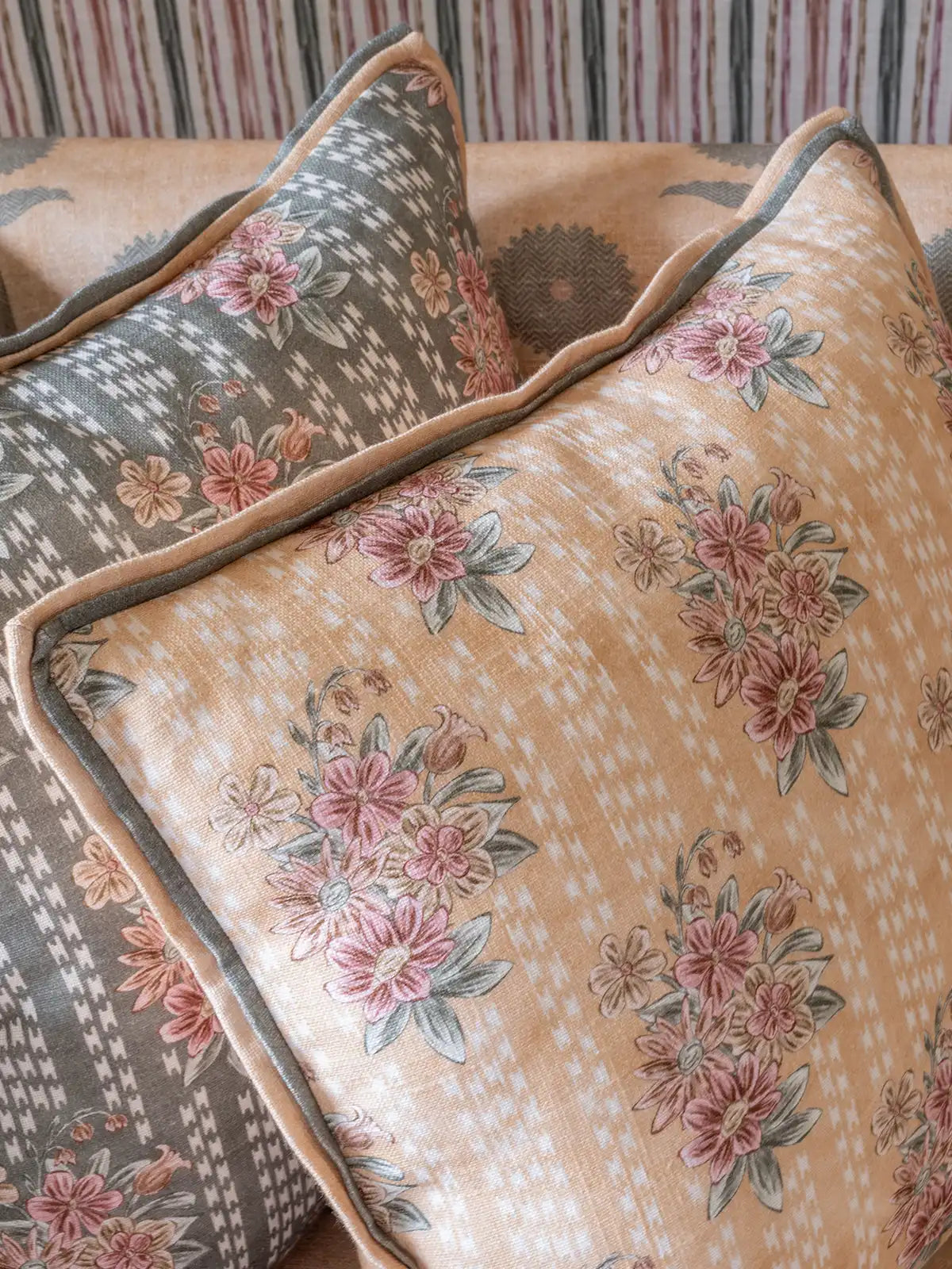 Camellia Field Cushion Cover (Naples)