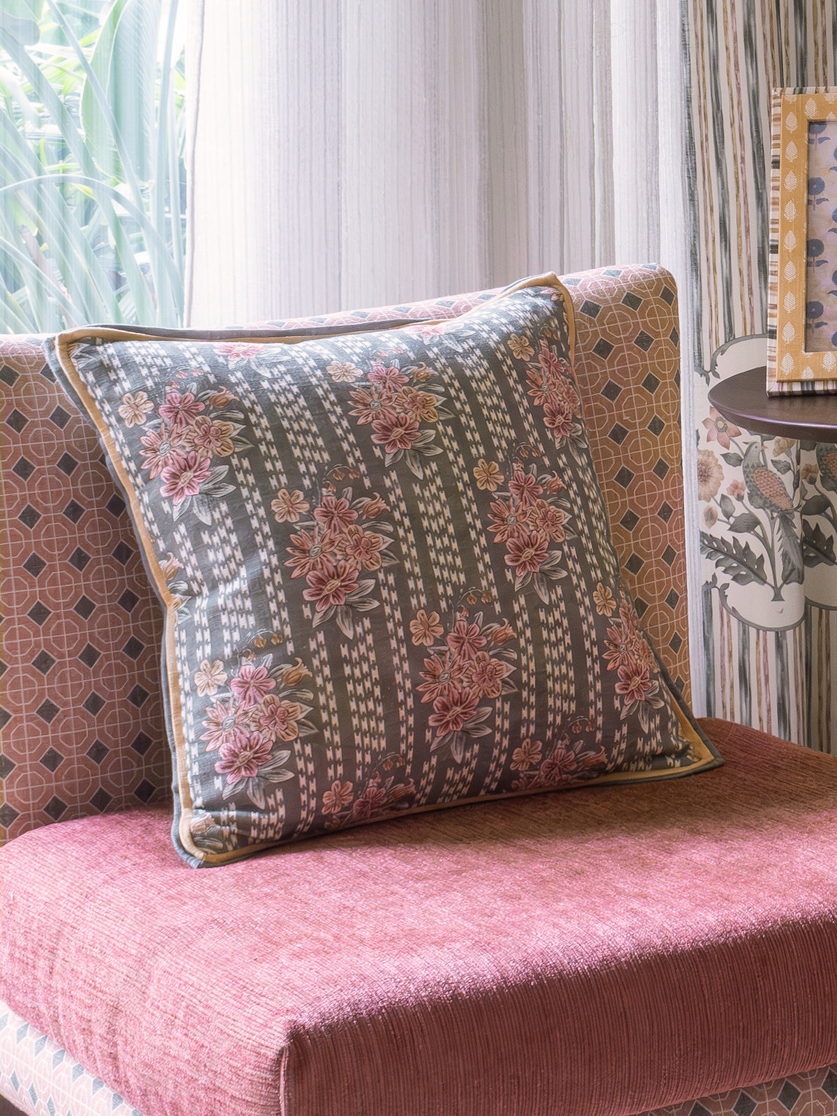 Camellia Field Cushion Cover (Meadow)