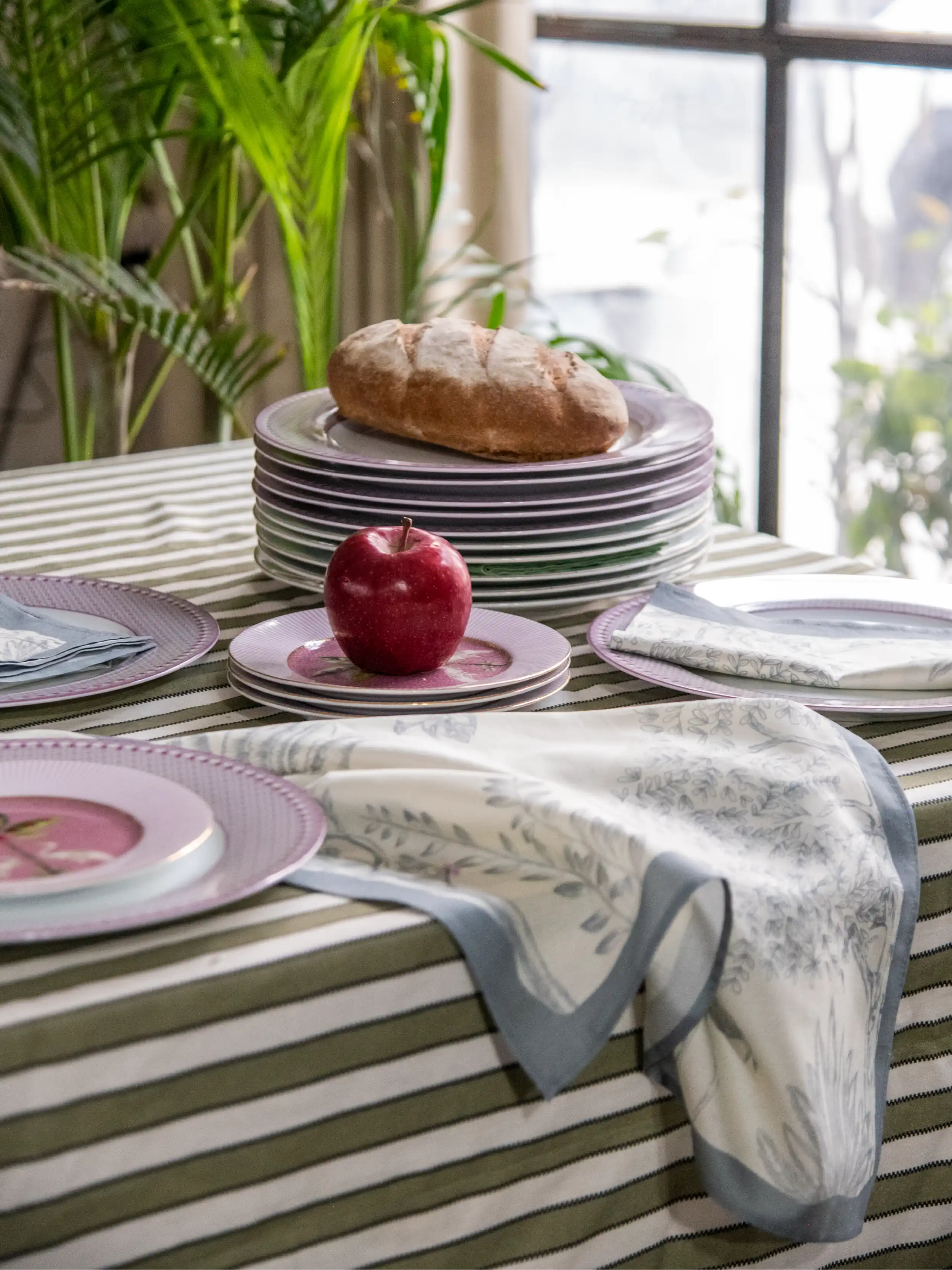 Garden Grace Napkin (Stone) - Set of 4