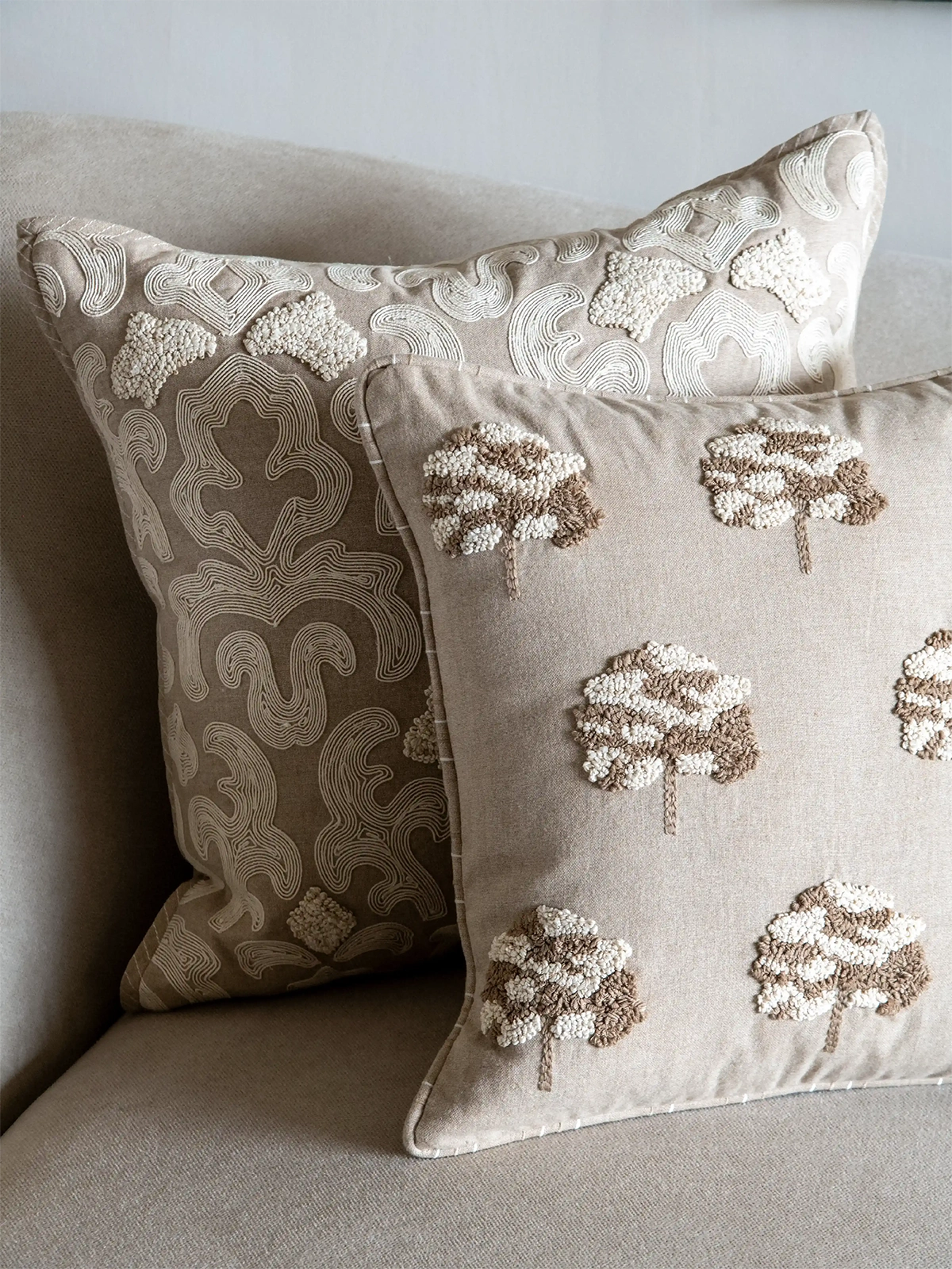 Mini Oakfield Cushion Cover (Ecru)