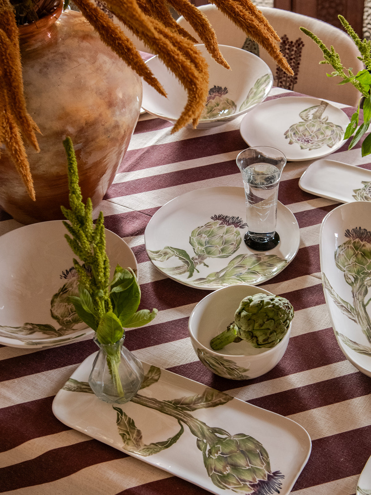 Artichoke Round Serving Platter