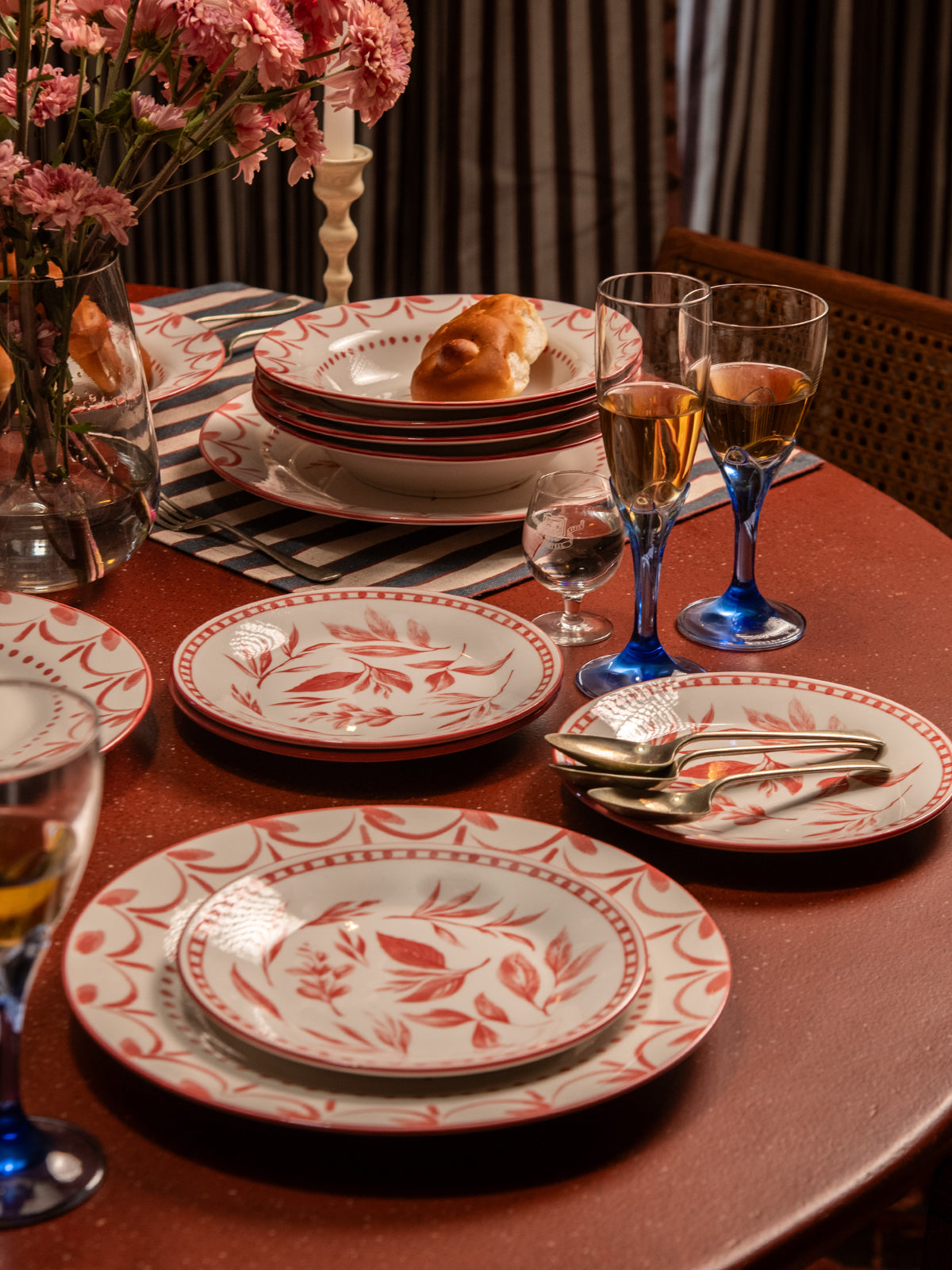 Coral Loira Quater Plate - Set of 2