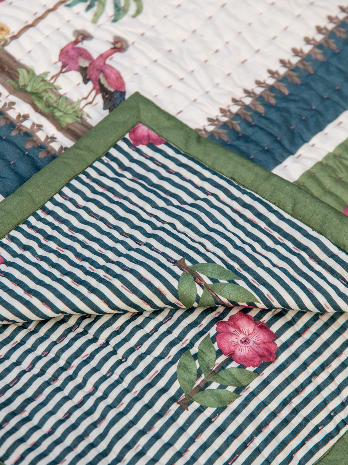 Crane Bay Quilt (Ivory)