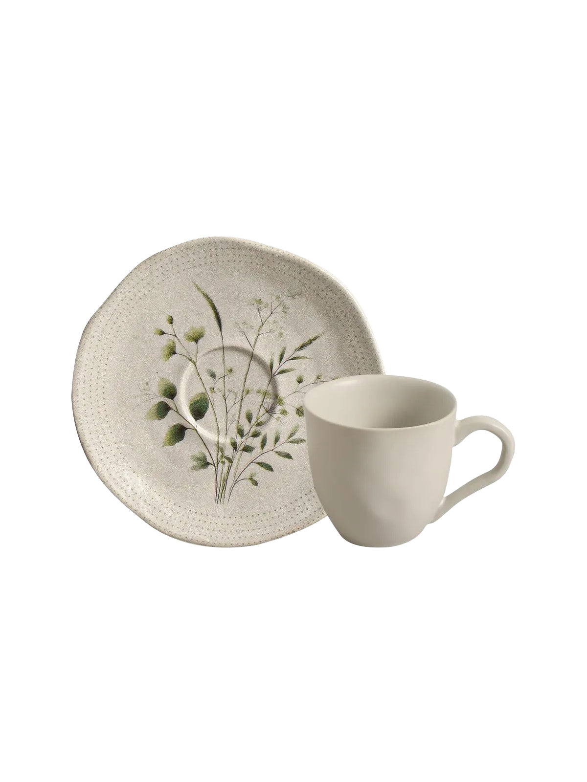 Folia Cup & Saucer Set of 2