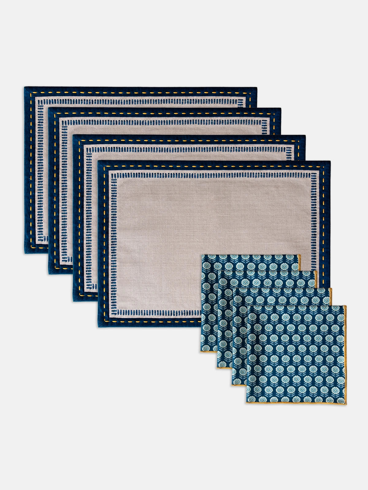 Midnight Thread Placemat & Napkin