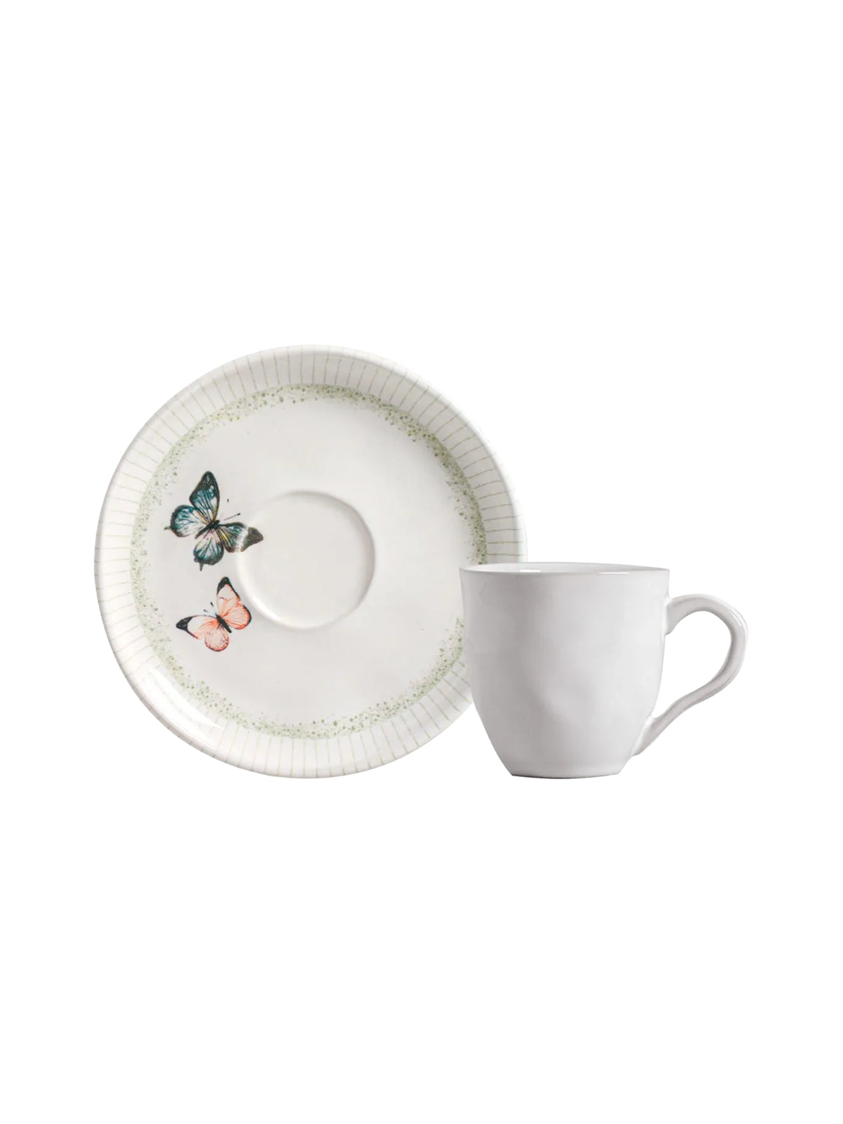 Plume Cup & Saucer Set of 2