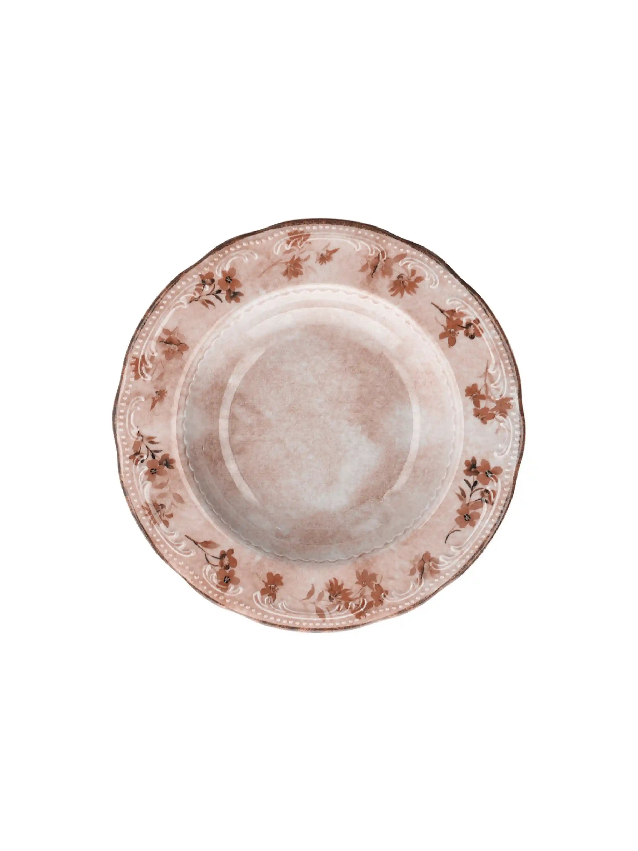 Rose Flowers Soup Bowl - Set of 2