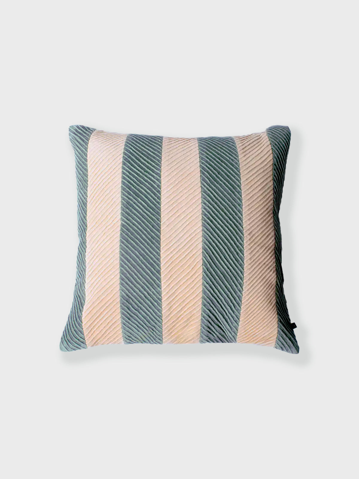 Striped Chevron Velvet Cushion Cover (Naples)