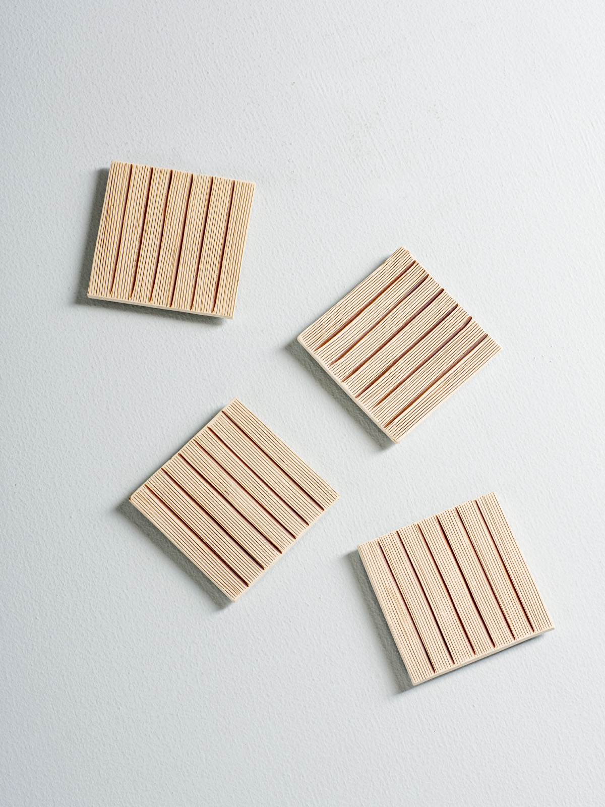 Earthware Coaster- Red (Set of 4)