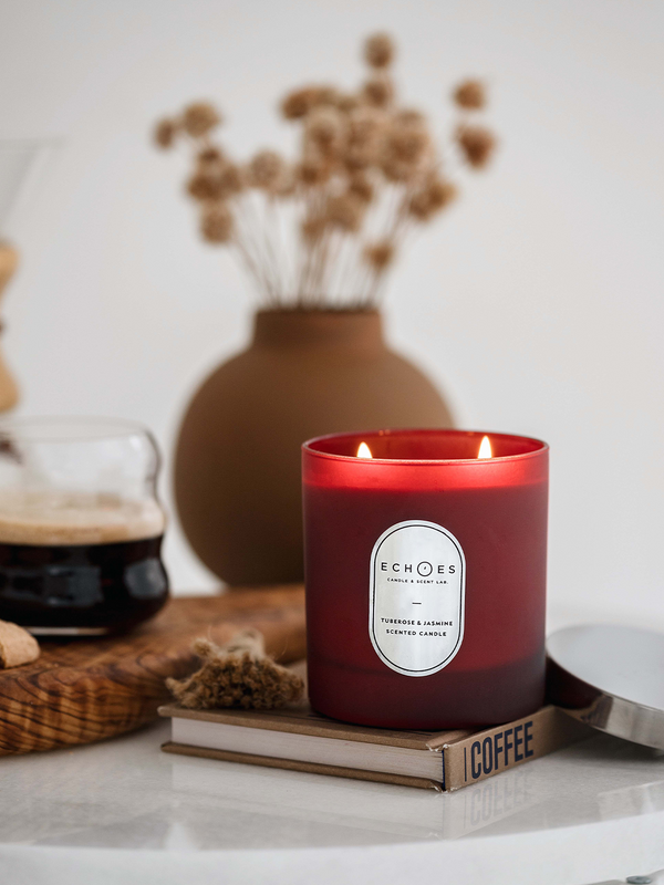 Rose & Oud Dual Wick Candle