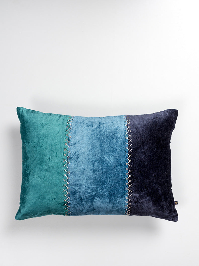 Colour Block Cushion Cover (Skies)
