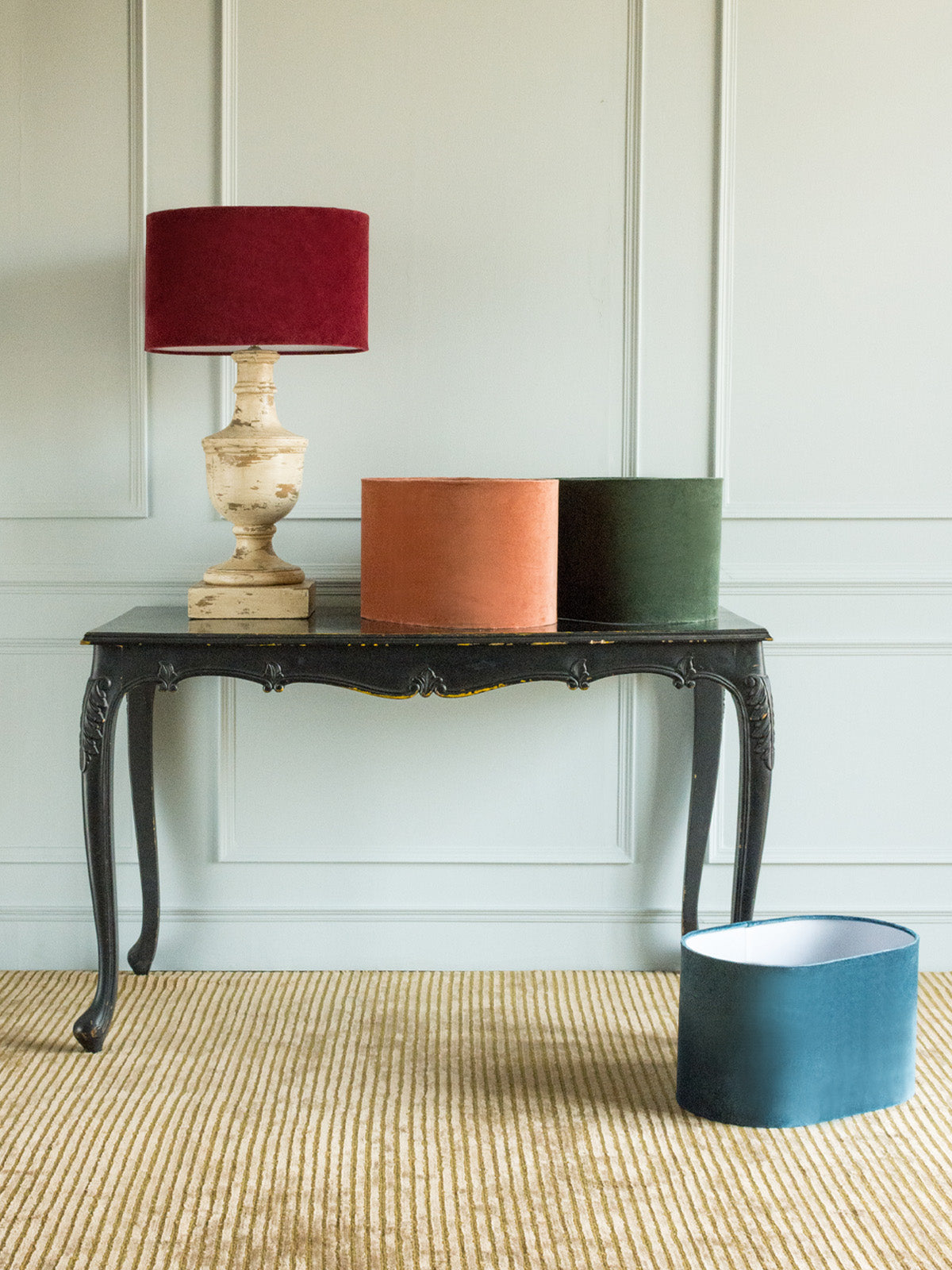 Coromandel Lampshade- Blue
