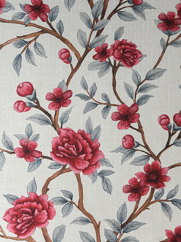 Winding Peonies (White)