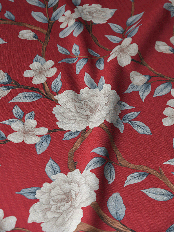 Winding Peonies (Berry)