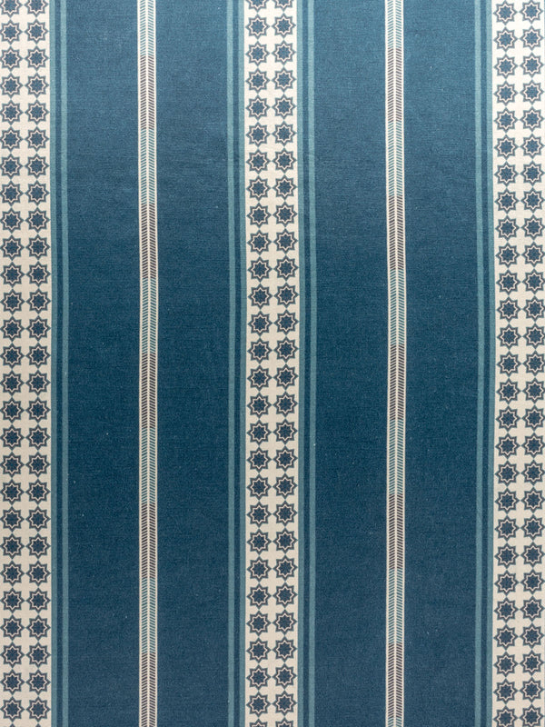 Maharani Stripes (Royal Blue)-Sample