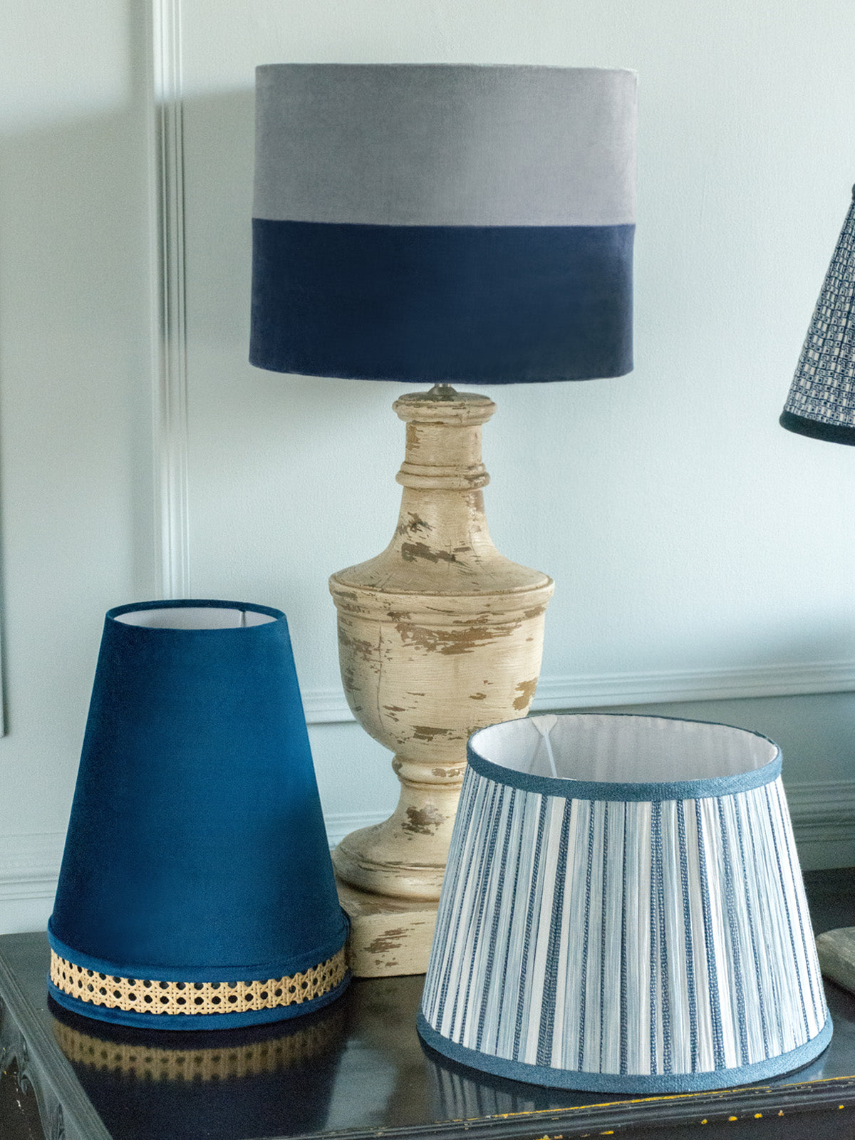 Mayfair Lampshade-Blue
