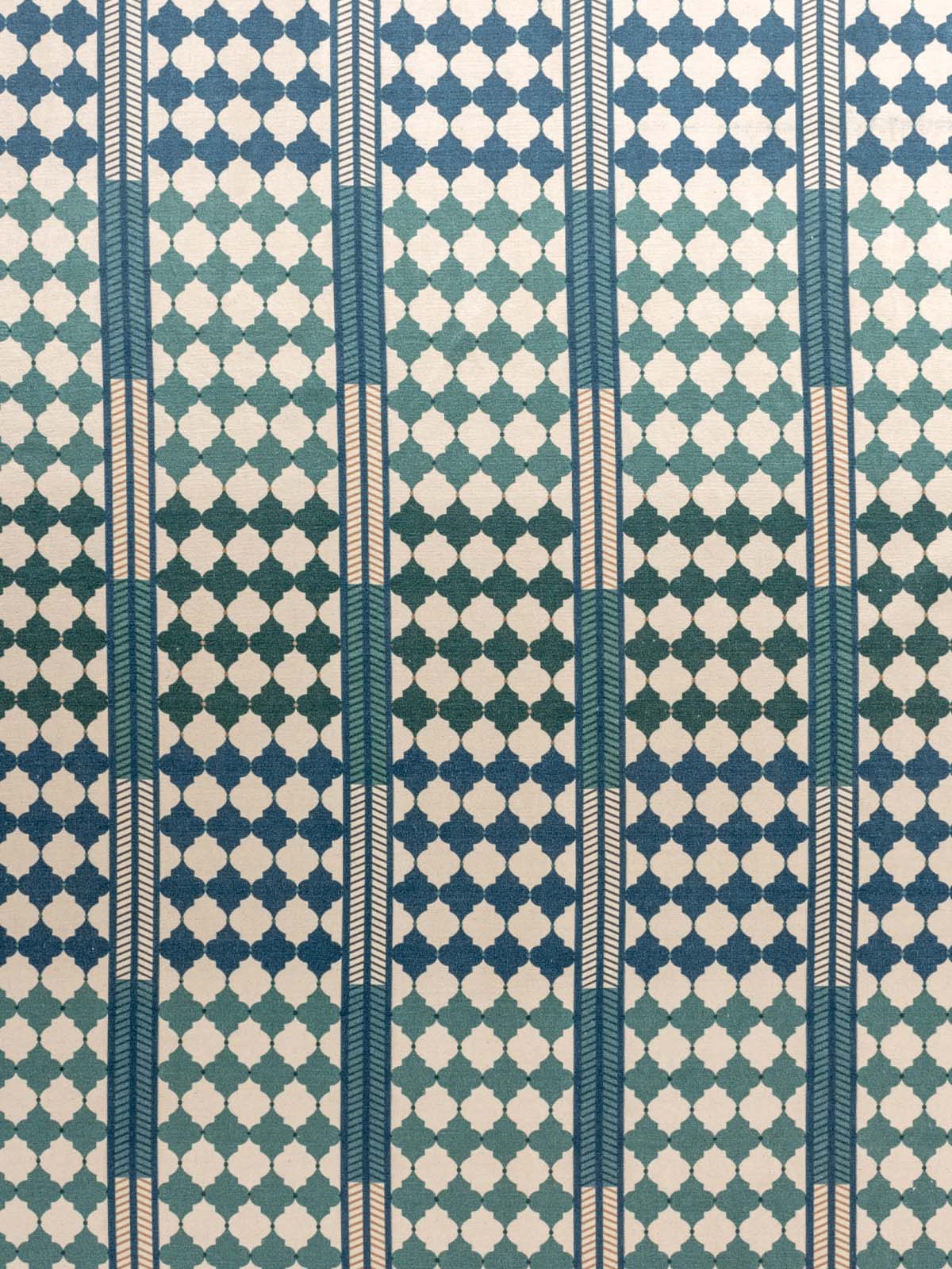 Mughal Stripes (Royal Blue)-Sample