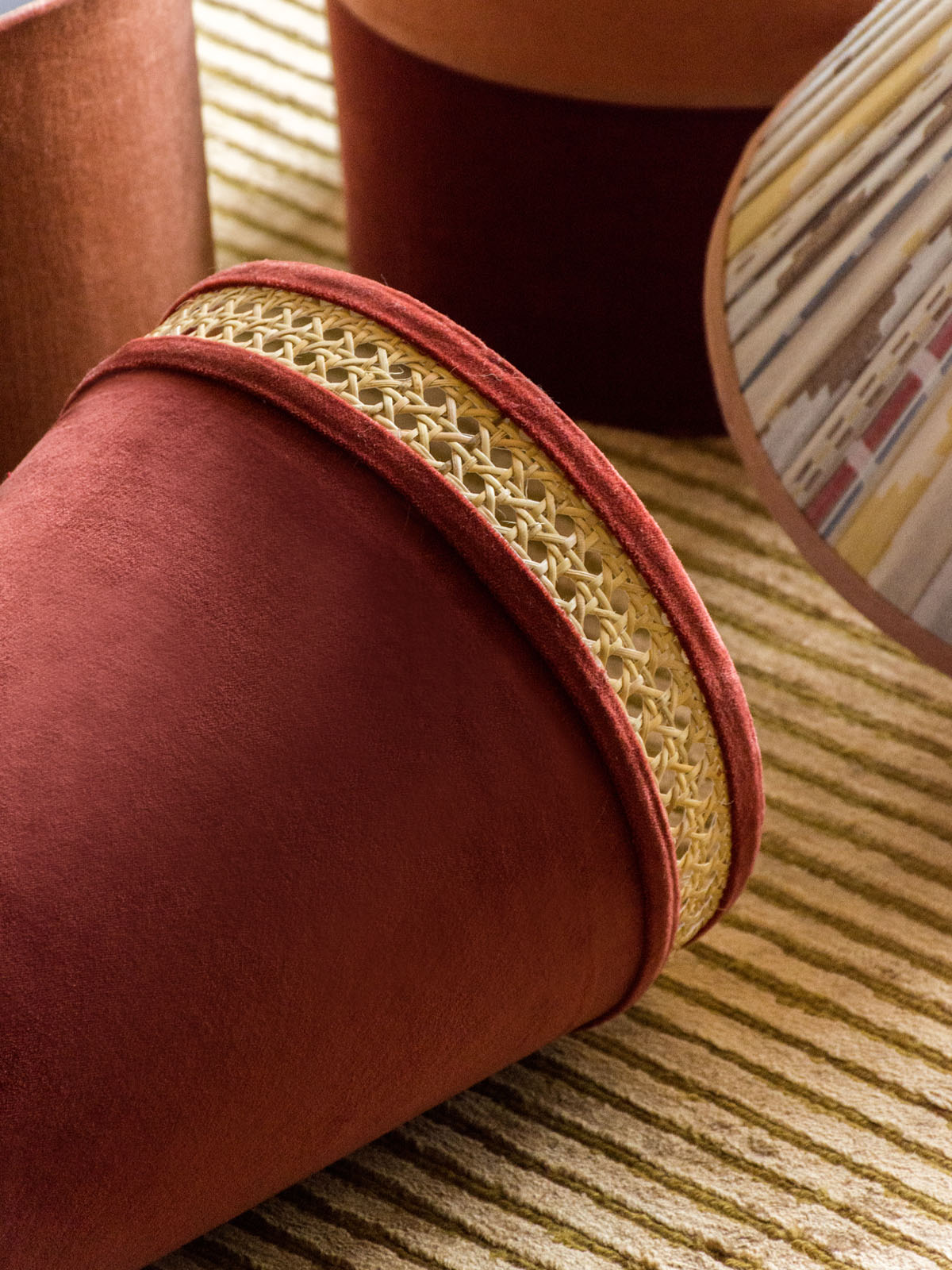 Pimlico Lampshade-Rust