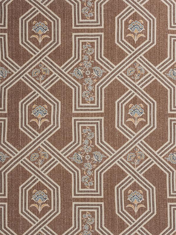 Garden Lattice (Brown)-Sample