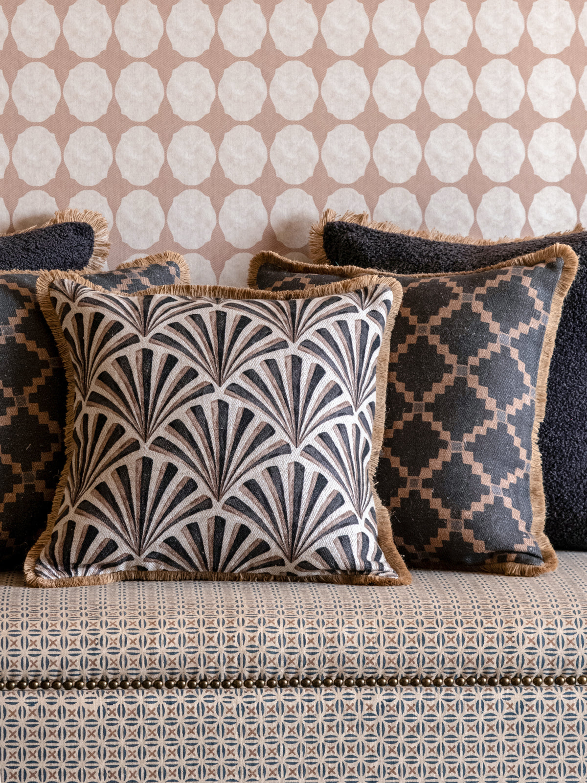 Sunfold Shells Cushion Cover (Eggshell)