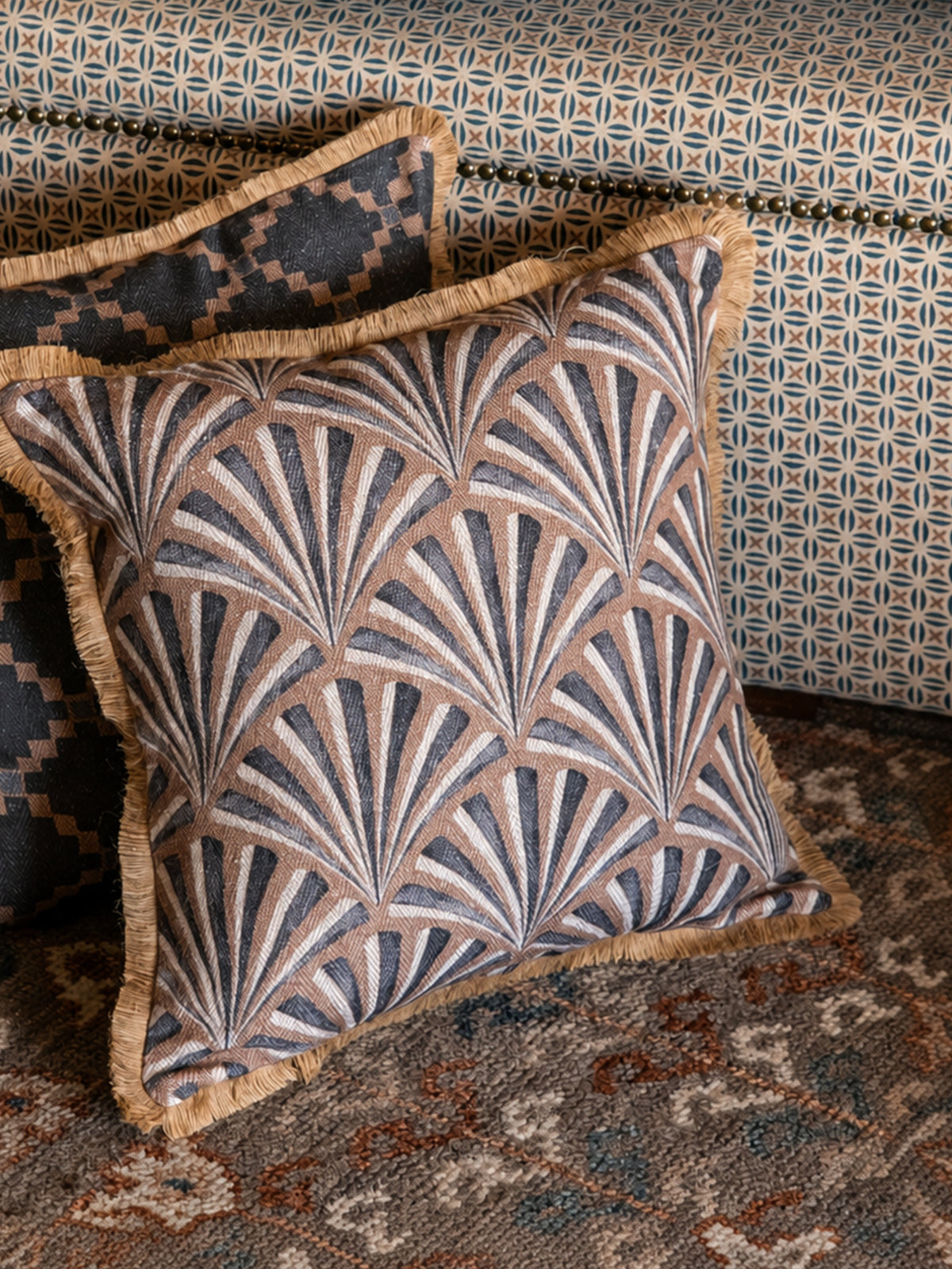 Sunfold Shells Cushion Cover (Ochre)