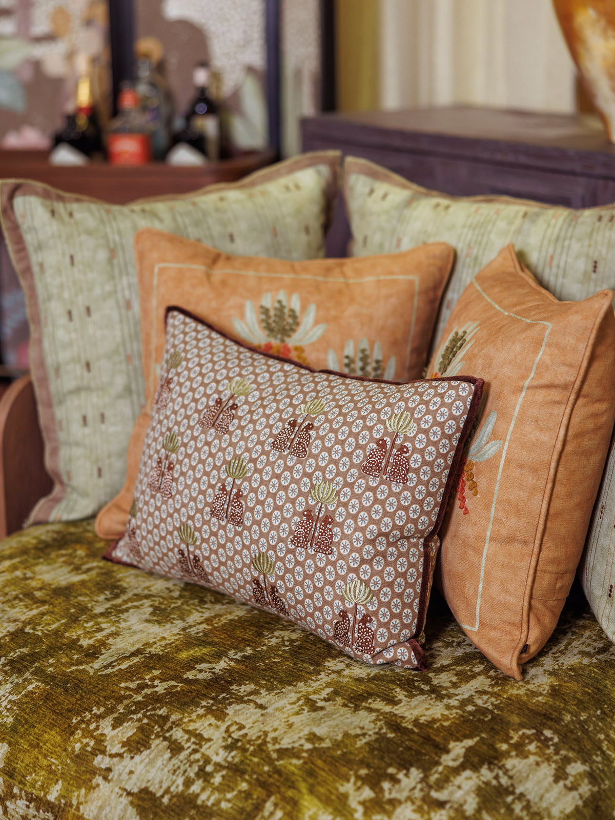 Sage & Savannah Cushion Cover (Amber)
